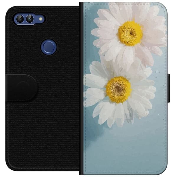 Plånboksfodral till Huawei P smart med Sommarblommor