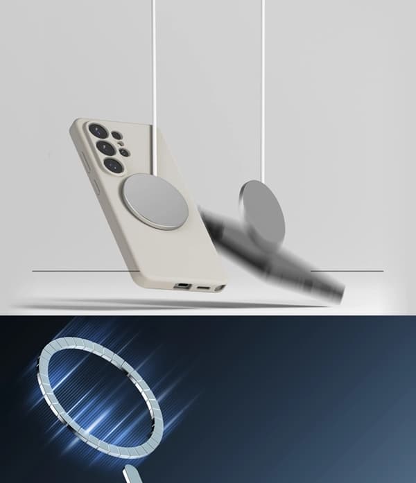 Ringke Mobilskal Til Galaxy S26 Ultra Magsafe Silikone - Stone Beige