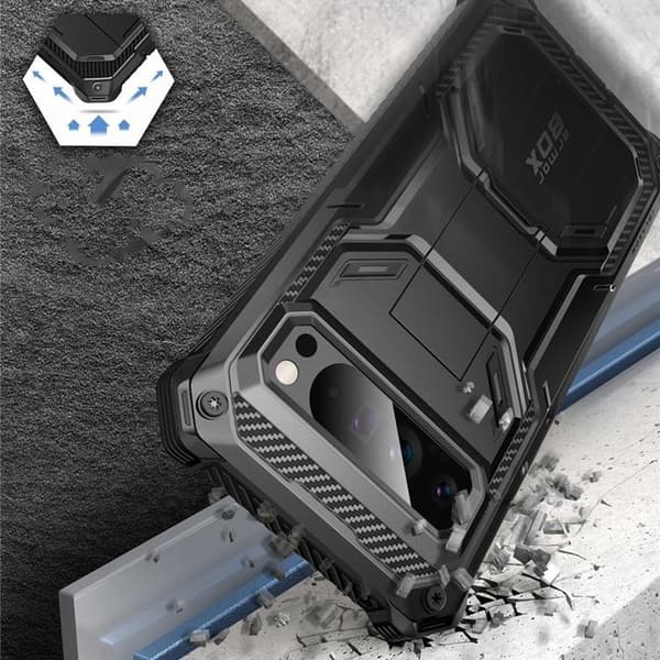 SupCase Telefontaske til Google Pixel 9 Pro XL Iblsn Armorbox - Sort Svart