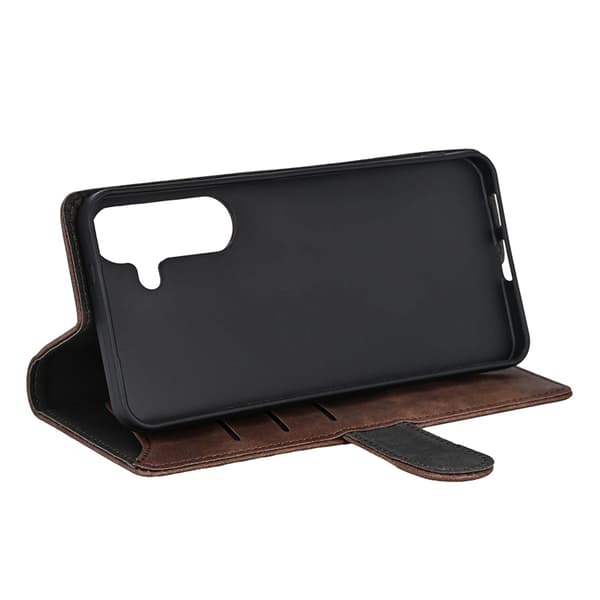 Gear Galaxy S25 Plus Plånboksfodral 3 Kortfack Återvunnen - Brun Brun