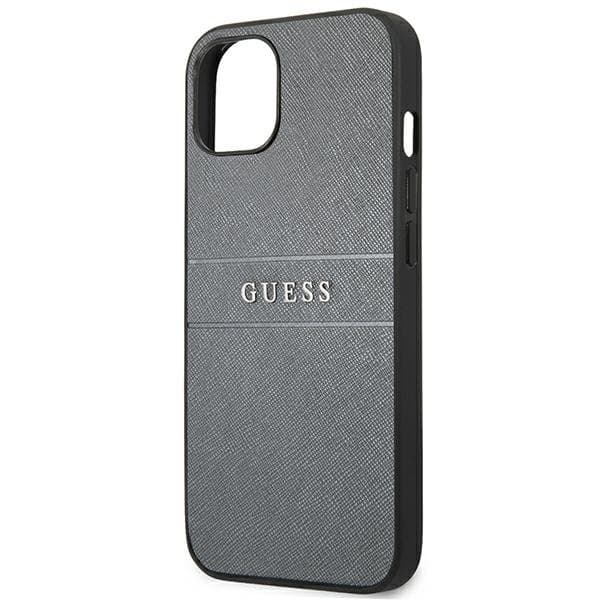 Guess Saffiano Strap Skal iPhone 13 mini - Grå Grey