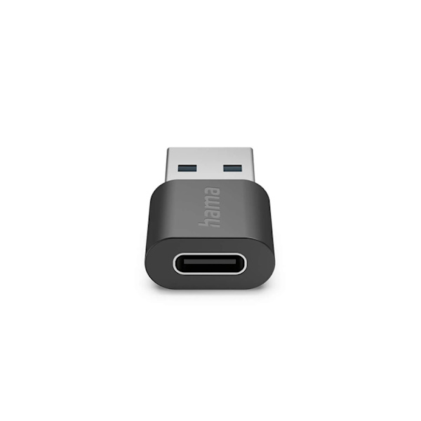 Hama USB-C till USB-A Adapter USB 3.2 10 Gbit/s Black