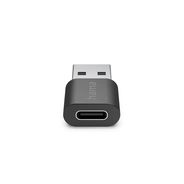 Hama USB-C till USB-A Adapter USB 3.2 10 Gbit/s Svart