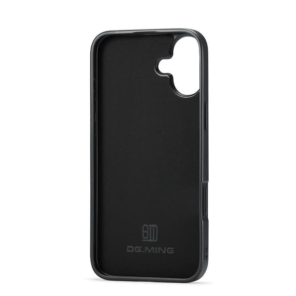 DG.MING Mobilskal till iPhone 17 PU Läder Hybrid - Brun