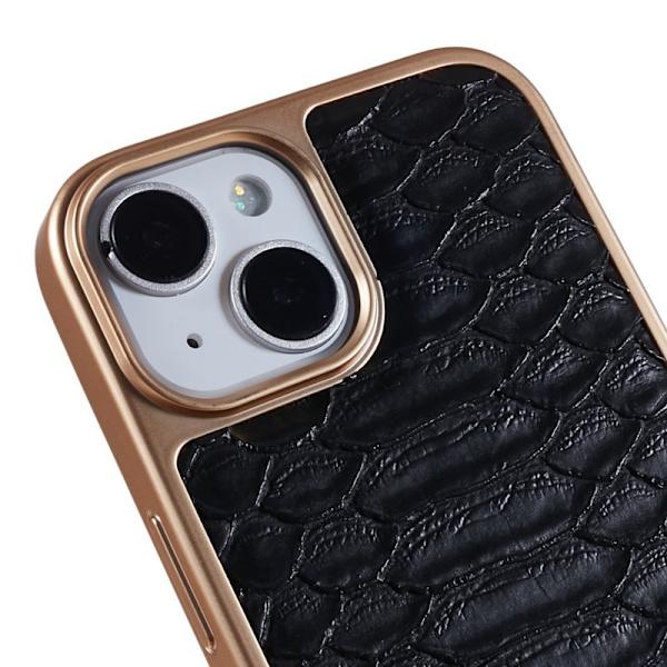 FIERRE SHANN iPhone 14 Plus Plånboksfodral Konstläder - Svart