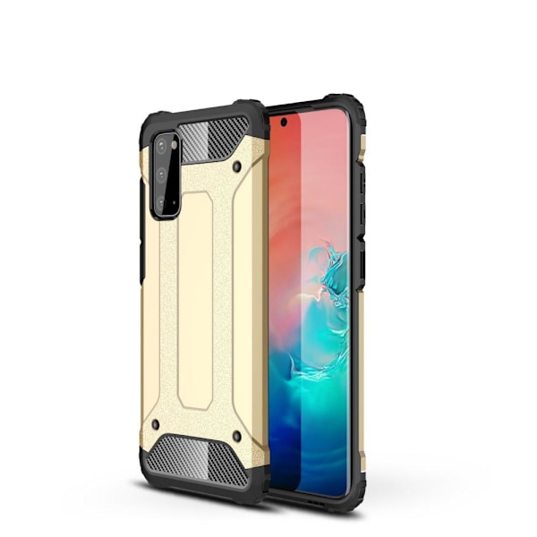 Armor Guard Skal för Galaxy S20 Plus - Guld Gul