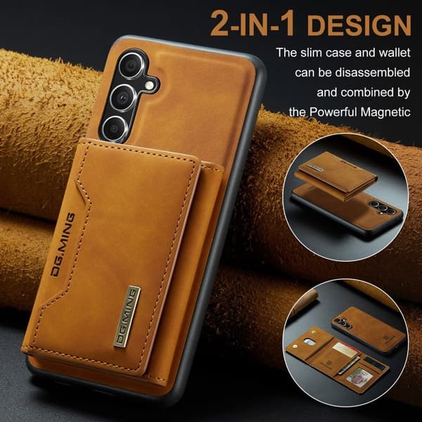 DG.MING M2 Series Mobilskal till Samsung Galaxy A35 5G Brun