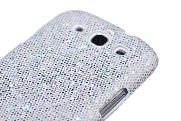 Sparkle Bagcover til Samsung Galaxy S3 i9300 (Sølv) Silver