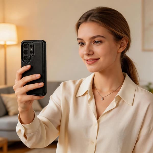 Tech-Protect Plånboksfodral För Galaxy S26 Ultra - Matte Svart Svart