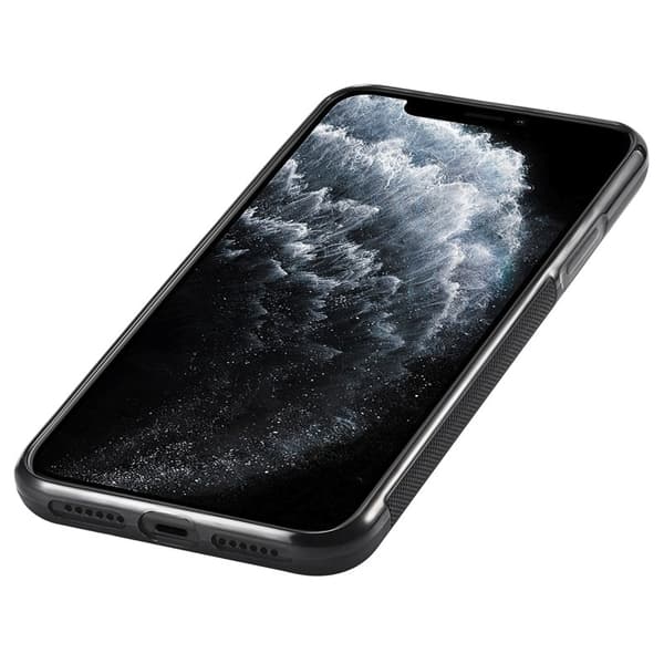 LC.IMEEKE Mobilskal till iPhone 11 Pro Äkta Läder - Svart