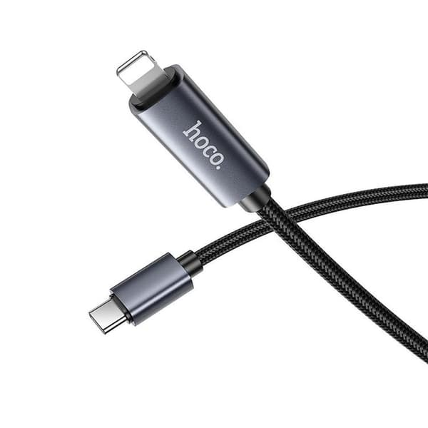 Hoco USB-C till Lightning Kabel PD 27W X112 1m Svart Svart