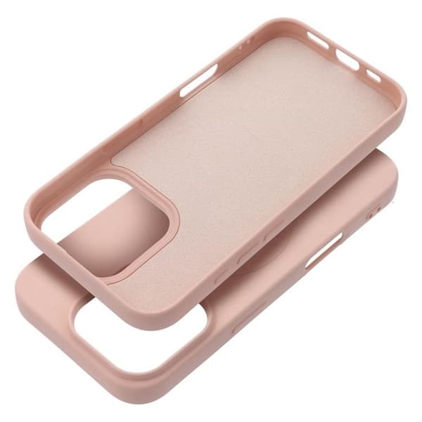 iPhone 16 Pro Magsafe Silikone Telefontaske - Lyserød Rosa