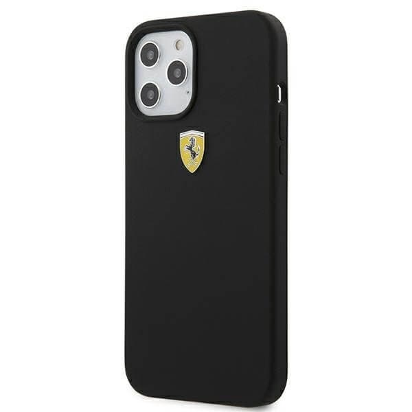 Ferrari On Track iPhone 12 Pro Max Silikon skal - Svart Black