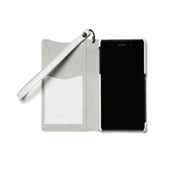 Zenus Minimal Diary Väska till Sony Xperia Z2 - Vit Vit