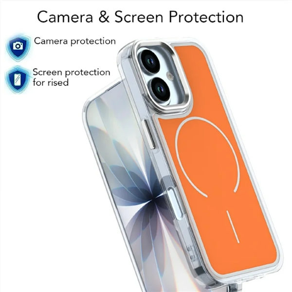 Mobilskal till iPhone 17 Magsafe Electroplated - Orange Orange