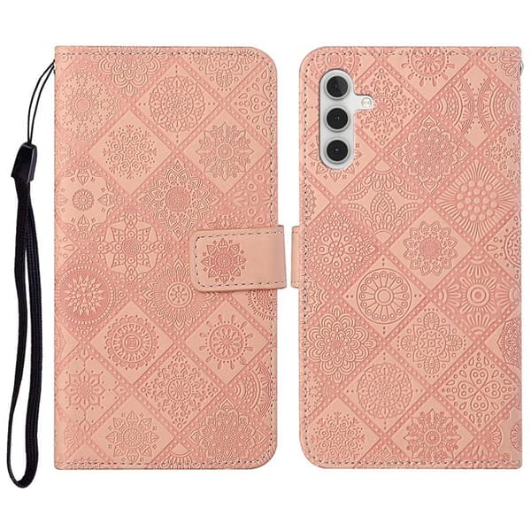 Plånboksfodral för Samsung Galaxy S26 Plus Konstläder - Rosa