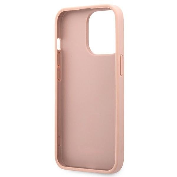 Guess iPhone 13 Pro Skal Max Saffiano Stripe - Rosa Rosa