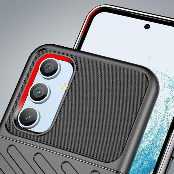 Galaxy A54 5G Skal Thunder Silicone Armor - Blå Blå