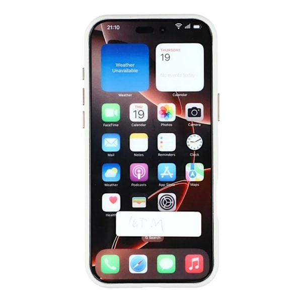 KIGC Mobilskal till iPhone 16 Pro Max Magsafe Läder - Grå Grå