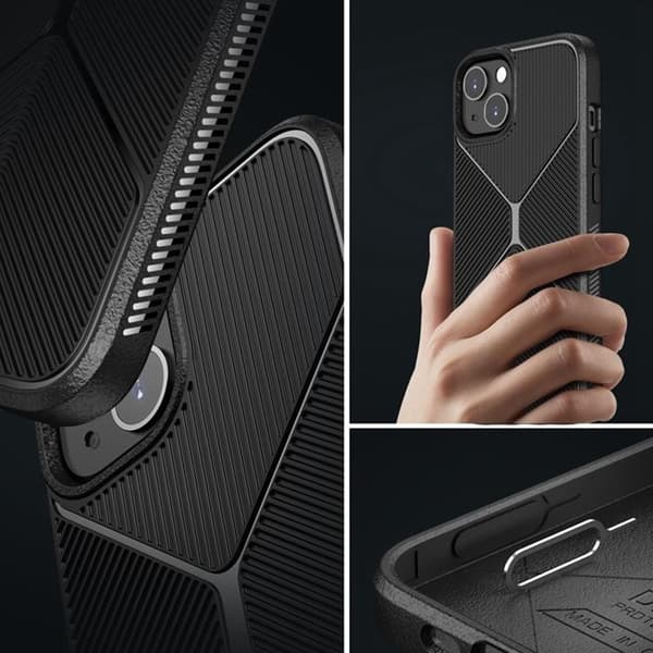 iPhone 14 Pro Max Cover X Design - Sort Black