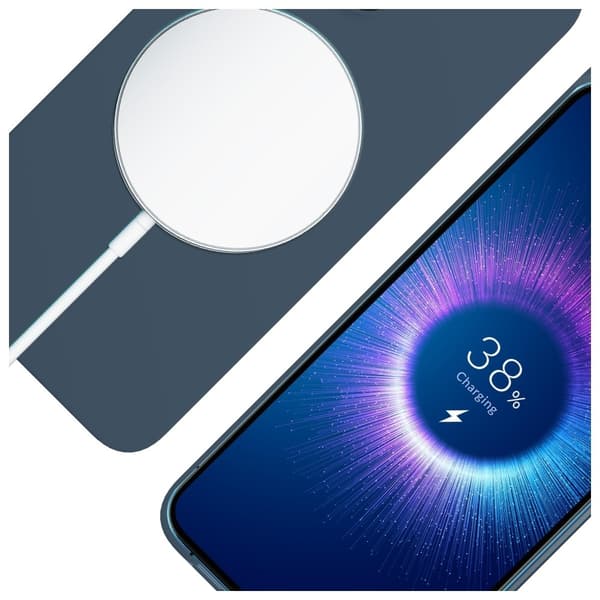 3MK Mobilskal till iPhone 15 Pro MagSafe Silikon Hardy - Blå