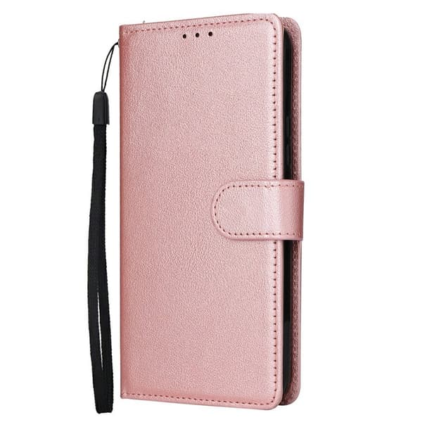 Samsung Galaxy S26 / S26 Pro Plånboksfodral Ställ Konstläder - Roséguld