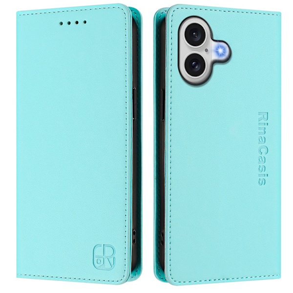 RINACASIS iPhone 17 Plånboksfodral RC01 RFID - Mintgrön Grön