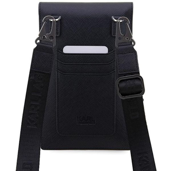 Karl Lagerfeld Halsbandsfodral Saffiano Karl & Choupette - Svart Svart