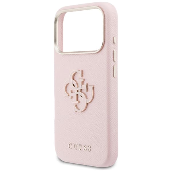 Guess Mobilskal iPhone 17 Pro Max FW Resin Logo - Rosa Rosa