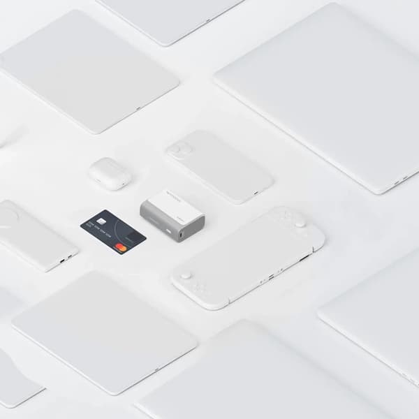 Cuktech Powerbank 10000 mAh 30W USB-C USB-A CP13 - Grå
