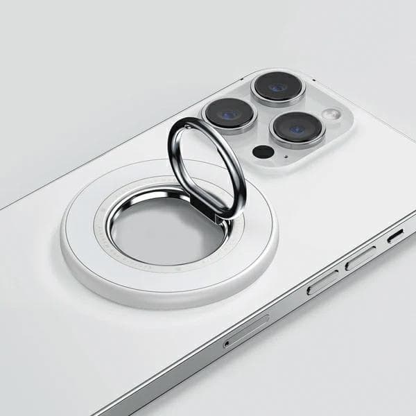 Sodi Magnetisk MagSafe Ringholder Dobbeltsidet - Hvid Vit