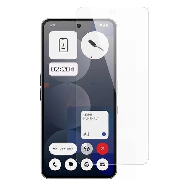 Nothing Phone 3(a)/3(a) Pro Härdat Glas Skärmskydd - Clear Transparent