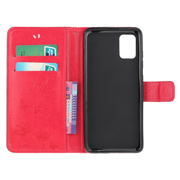 Butterfly Wallet Case til Xiaomi Mi 11i - Magenta
