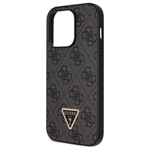 Guess iPhone 13 Pro Mobilskal Crossbody Metall Logo - Svart Svart