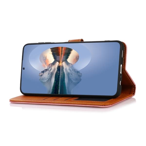 KHAZNEH Xiaomi 17 Pro Max Plånboksfodral Konstläder - Brun