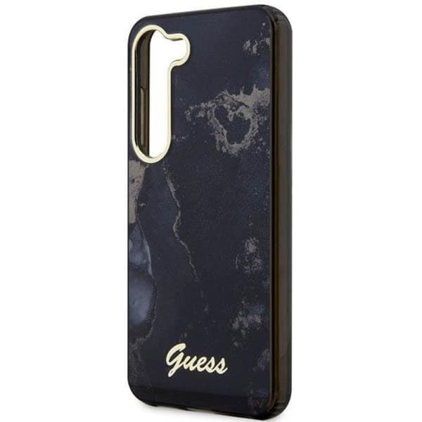 Guess Galaxy S23 Mobilskal Marble - Sort Black
