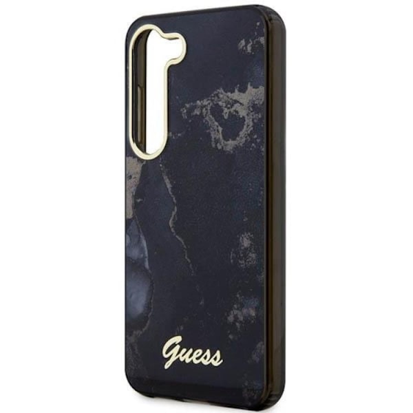 Guess Galaxy S23 Mobilskal Marble - Svart Svart