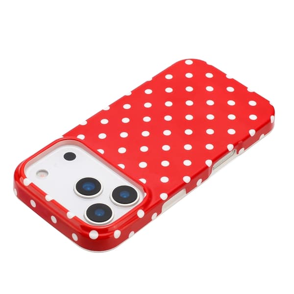 Mobilskal till iPhone 17 Pro Max Dot Design Imd Tpu Röd