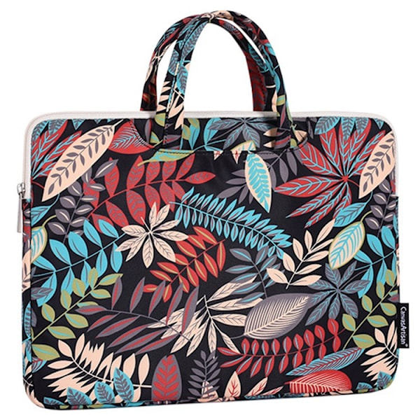 CANVASARTISAN Datorfodral 15" H30-B01 Big Leaves - Blå