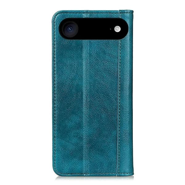 iPhone Air Plånboksfodral Äkta Läder Litchi - Grön Grön