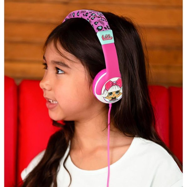 LOL Hovedtelefoner Junior On-Ear 85dB Surprise - Pink Pink