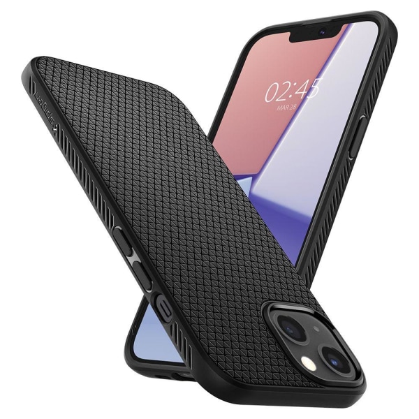 Spigen Liquid Air Mobilskal iPhone 13 - Matte Svart Black