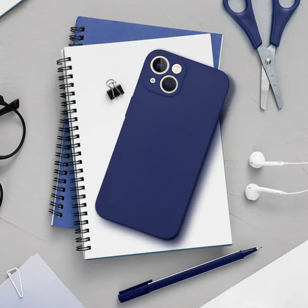 Mobilskal för iPhone 18 Pro Soft - Mörkblå Blå