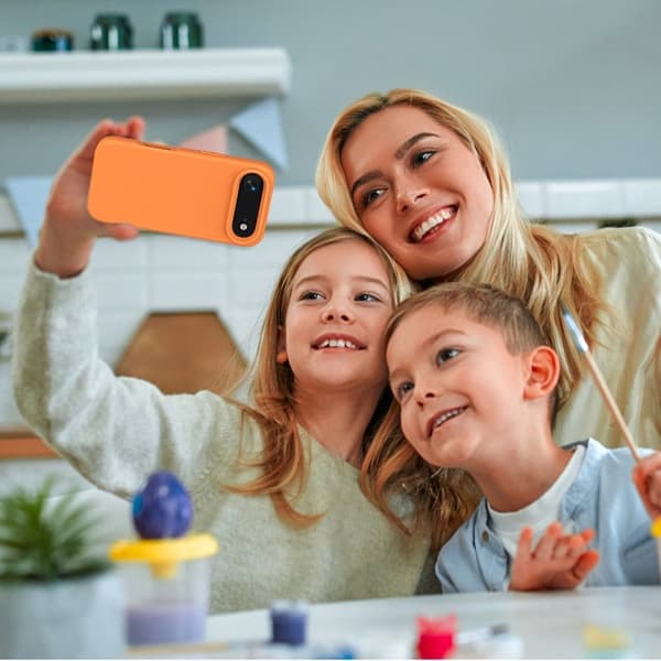 Mobilskal till iPhone Air Plast Stöttålig Bakcover - Orange Orange