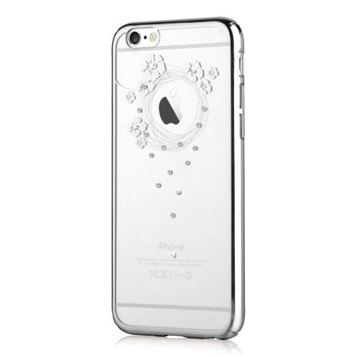 Devia Swarovski-kivillä varustettu kuori Apple iPhone 6(S) Plus - Ga Silver
