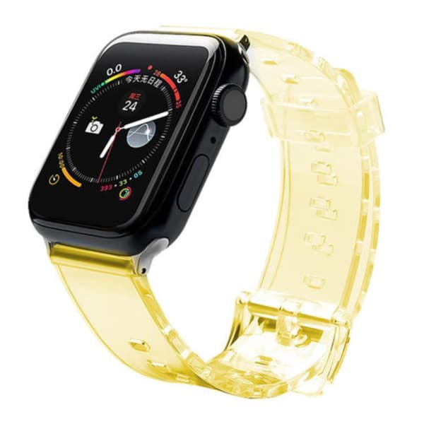Lysbånd Apple Watch 6/5/4/3/2 44mm/42mm - Gul Yellow