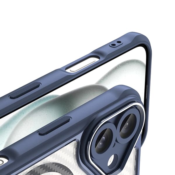 Telefontaske til iPhone 16 MagSafe Silicone Leading - Blå Blå