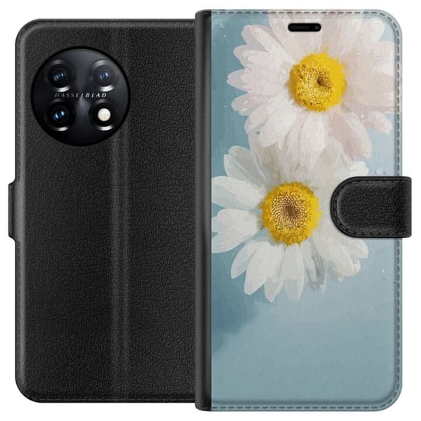 Plånboksfodral till OnePlus 11 med Sommarblommor