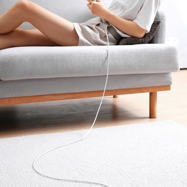 Baseus Superior SUPERVOOC USB-C till USB-A kabel 65W 1m - Vit