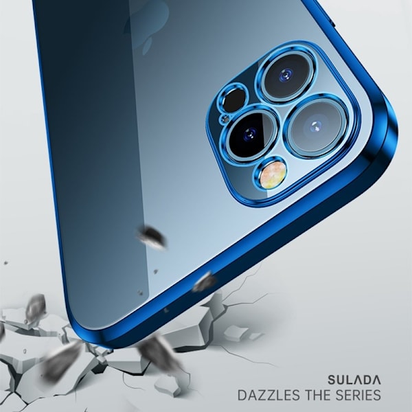 SULADA Mobilskal till iPhone 13 Pro Full Protective Electroplating Grön